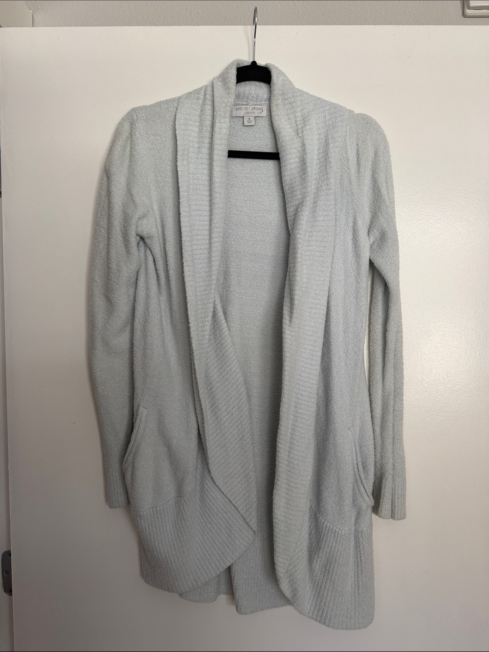 Barefoot Dreams CozyChic Lite Open-Front Cardigan Medium Blue